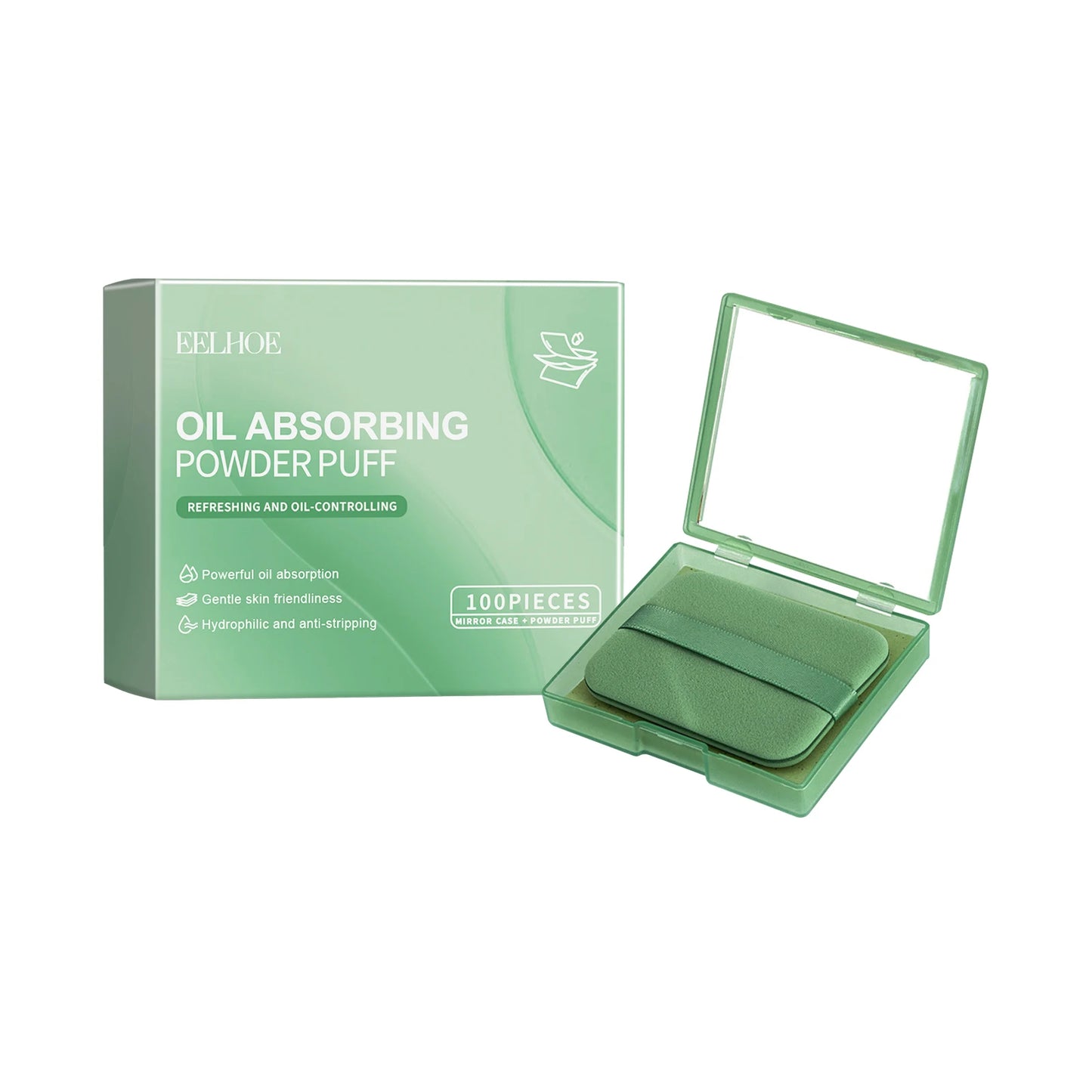 Facial Oil Absorbing Paper Remove Stains Powerful Oil Absorption Refreshing Reduce Reflection 3-in-1 Oil Control Blotting Sheets Peaceful Pleasures Health and Wellness 100pcs Boxed