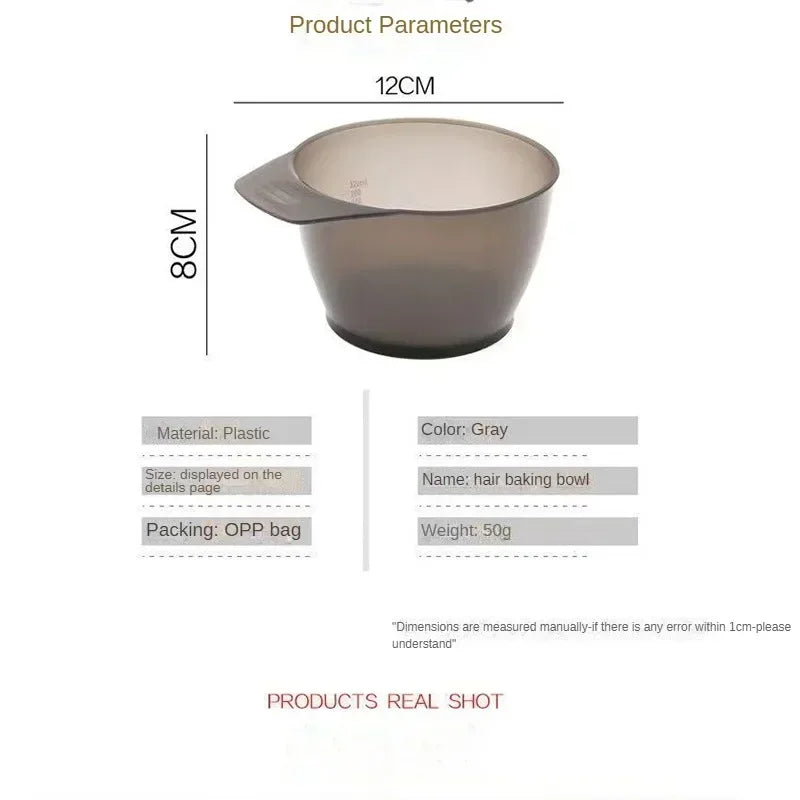Большая ёмкая миска с цветными волосами Mixing Hairdressing Bowl Suction Bowl Professional Salon Hair Color Dye Tint Bowl Peaceful Pleasures Health and Wellness