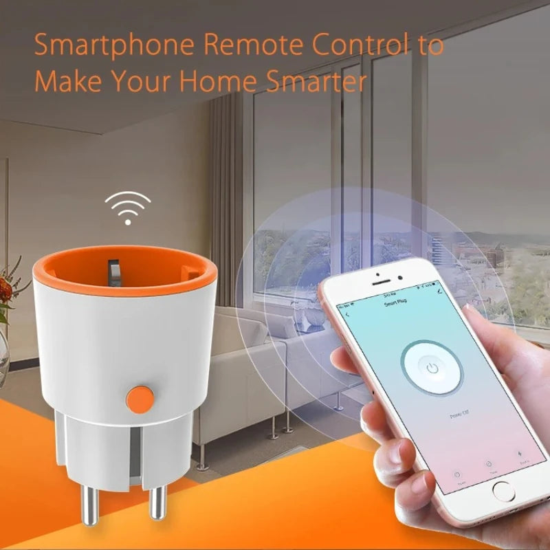 HomeKit Zigbee Smart Plug 16A EU Socket Energy Monitoring Timer Switch Outlet Compatible with Home Assistant Zigbee2mqtt Peaceful Pleasures Health and Wellness