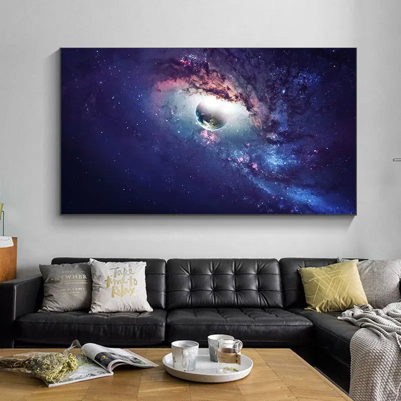 Solar System Pictures Nebula Space Universe Posters and Prints Science Canvas Painting Wall Art for Living Room Decor Cuadros Peaceful Pleasures Health and Wellness