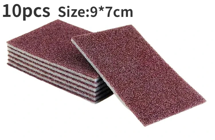 Nano Carborundum Kitchen Scouring Sponge Set | 5 or 10 Pcs