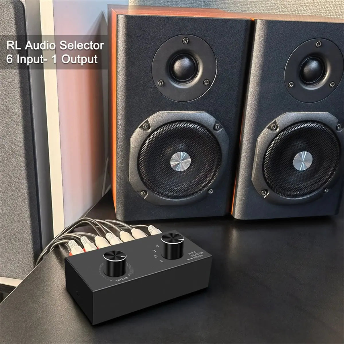 RCA Audio Bi-Directional Switcher 6x1 Selector with Volume Control Peaceful Pleasures Health and Wellness NONE