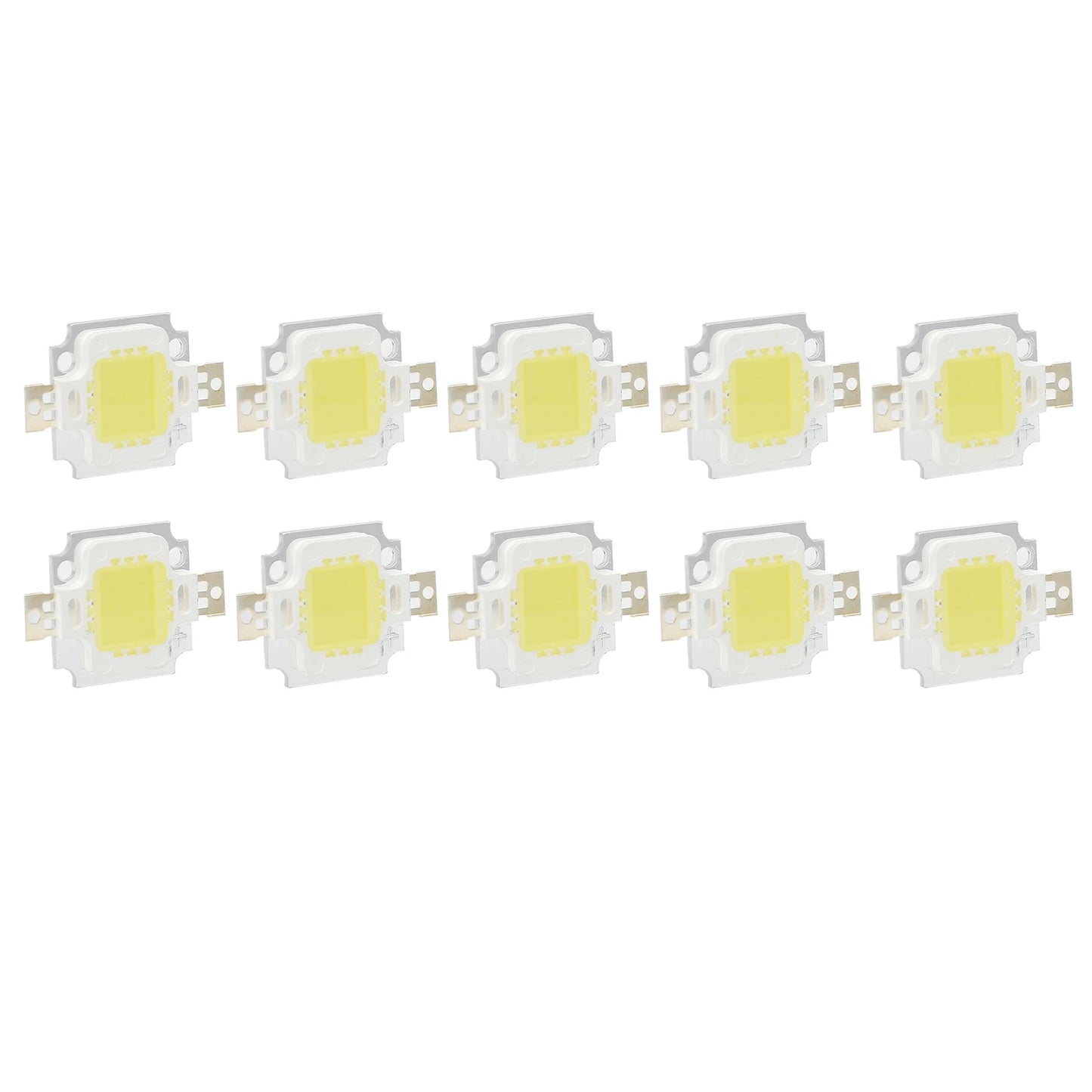 COB Chip Plant Growing Lamps Outdoor Deck Lights LED Chip Bulbs Pure White Light 10W /6500K 12V/700mA for DIY Lamp Accessories Peaceful Pleasures Health and Wellness