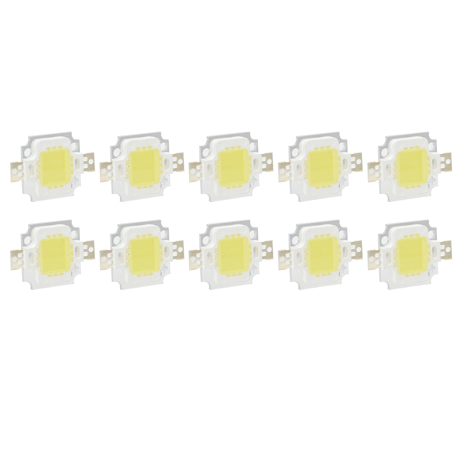 COB Chip Plant Growing Lamps Outdoor Deck Lights LED Chip Bulbs Pure White Light 10W /6500K 12V/700mA for DIY Lamp Accessories Peaceful Pleasures Health and Wellness