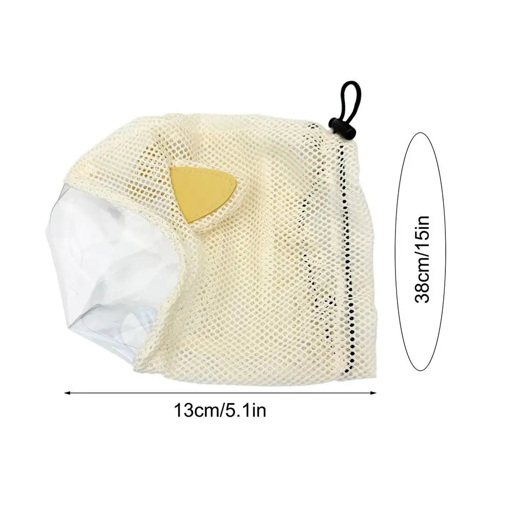 Breathable Cat Muzzle Head Cover – Anti-Lick & Anti-Bite