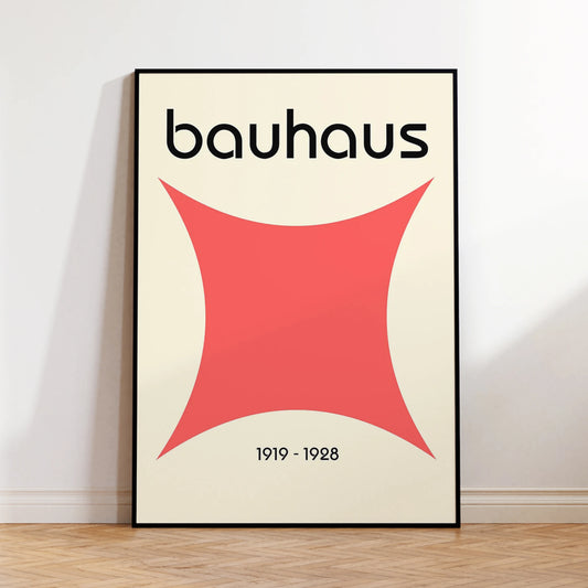 Modern Minimalist Bauhaus Star Canvas Wall Art Print Poster Canvas Wall Art Peaceful Pleasures Health and Wellness G4396 30x40cm Unframed