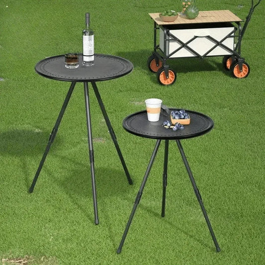 Outdoor Aluminum Alloy Folding Table Lightweight Coffee Portable Peaceful Pleasures Health and Wellness