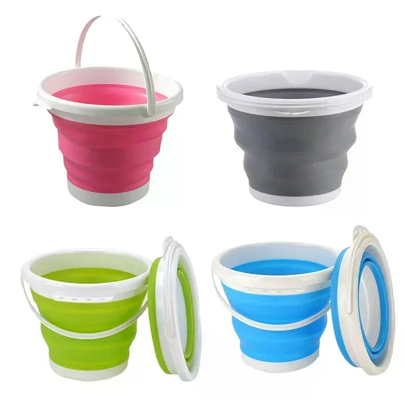 Collapsible Folding Bucket 3/5/10L | Camping, Fishing & Car Wash