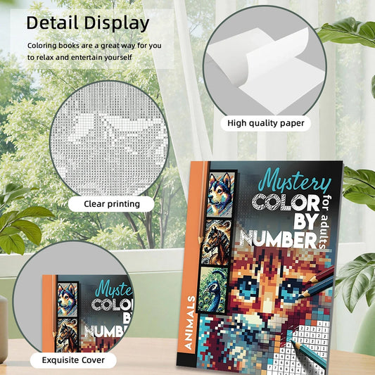 48 Page A4 Digital Coloring Book Great Way Relax Entertain Peaceful Pleasures Health and Wellness