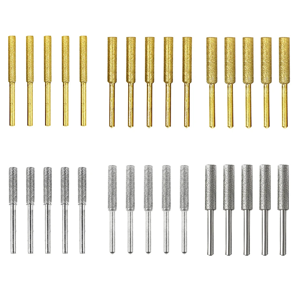 Diamond Chainsaw Sharpener Burr Set 4/4.8/5.5mm Peaceful Pleasures Health and Wellness