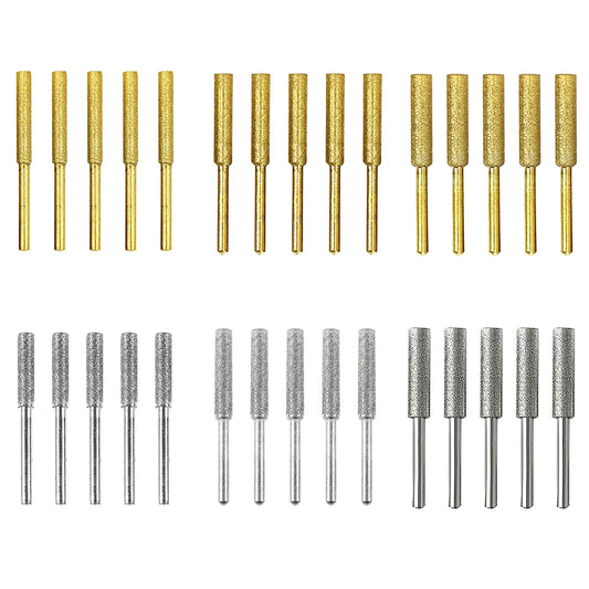 Diamond Chainsaw Sharpener Burr Set 4/4.8/5.5mm Peaceful Pleasures Health and Wellness
