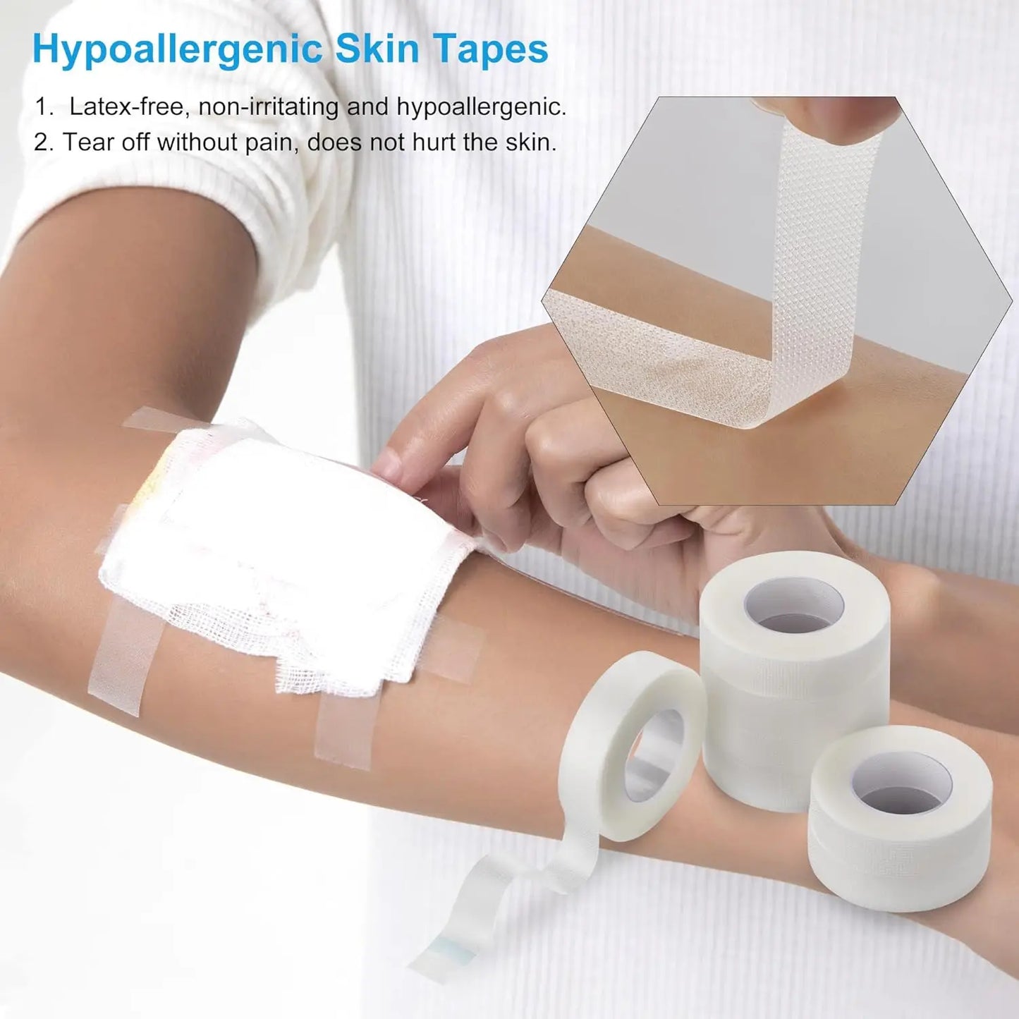 1-3-5Pcs Invisible Anti-wear Tape Bandage Plaster Foot Heel Sticker Tape Self-Adhesive Waterproof Patch bandaid Peaceful Pleasures Health and Wellness