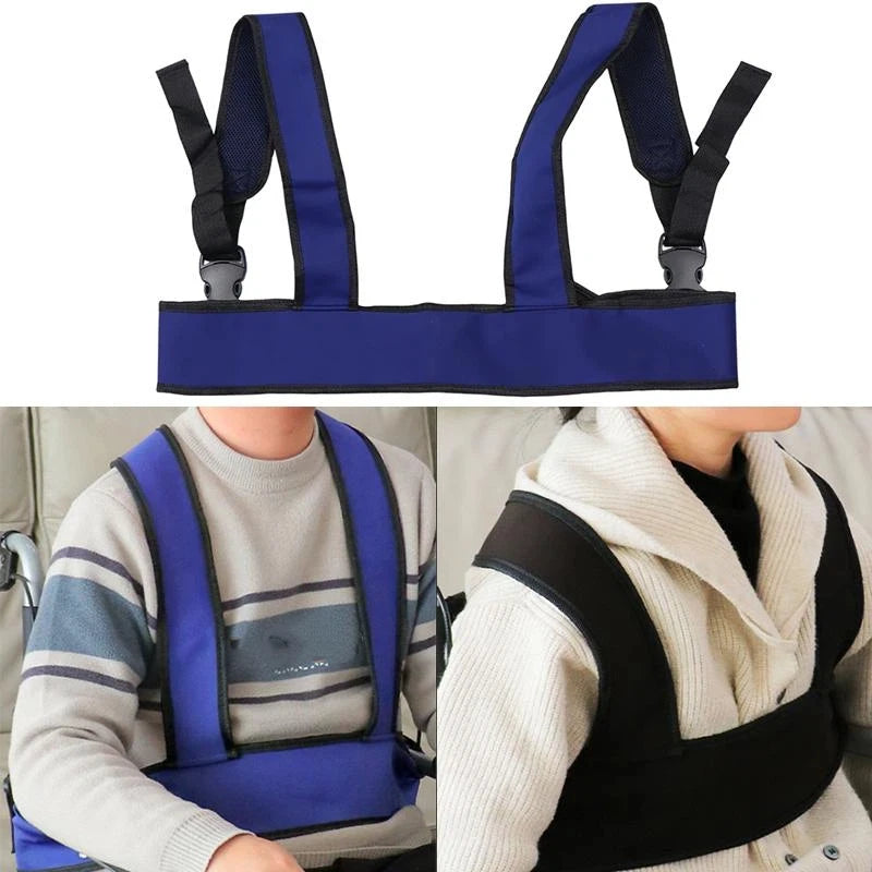 Wheelchair Waist Strap Belt Breathable Elderly Wheelchair Anti-Fall Azimuth Support Fixing Straps Nursing Band For Elderly Peaceful Pleasures Health and Wellness