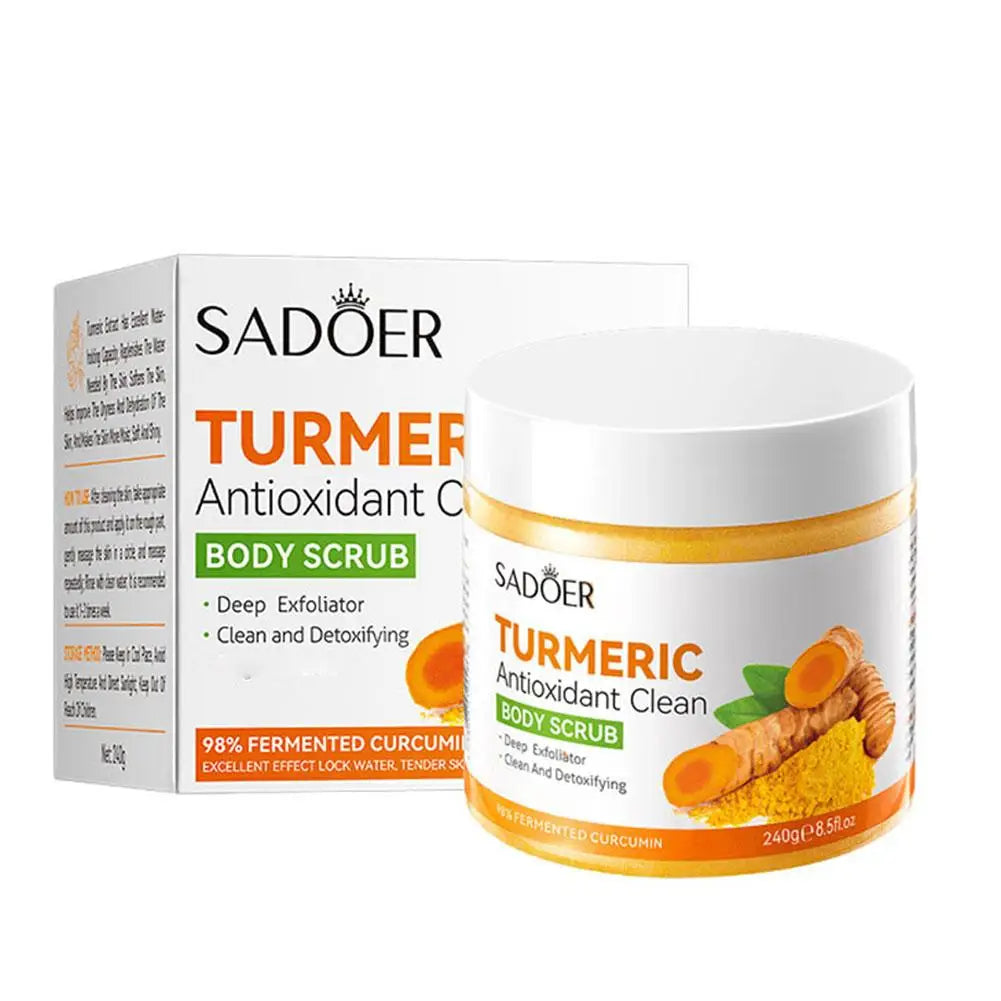 Turmeric Facial Cleanser Facial Scrub Cleansing Oil Control Blackhead Remover Shrink Pores Skin Care Body Care Peaceful Pleasures Health and Wellness WHITE