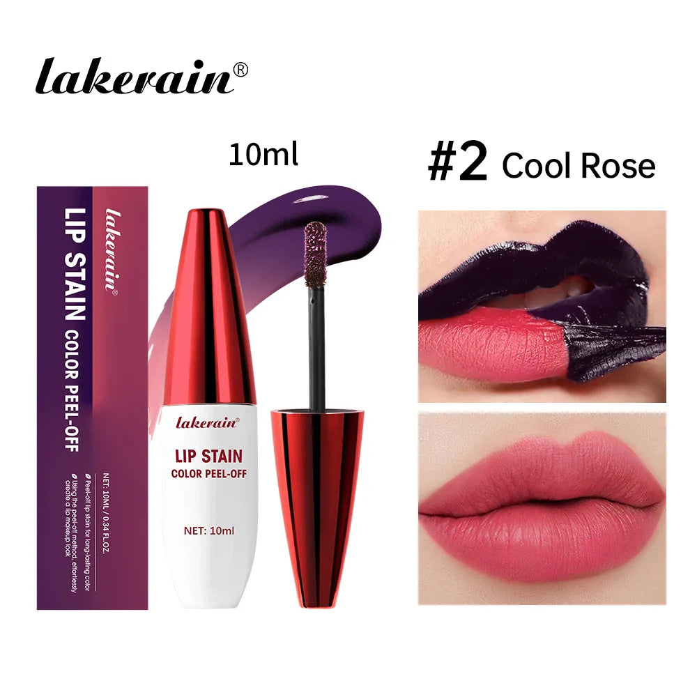 Peel-Off Lip Stain | 24H Waterproof Matte Liquid Lipstick