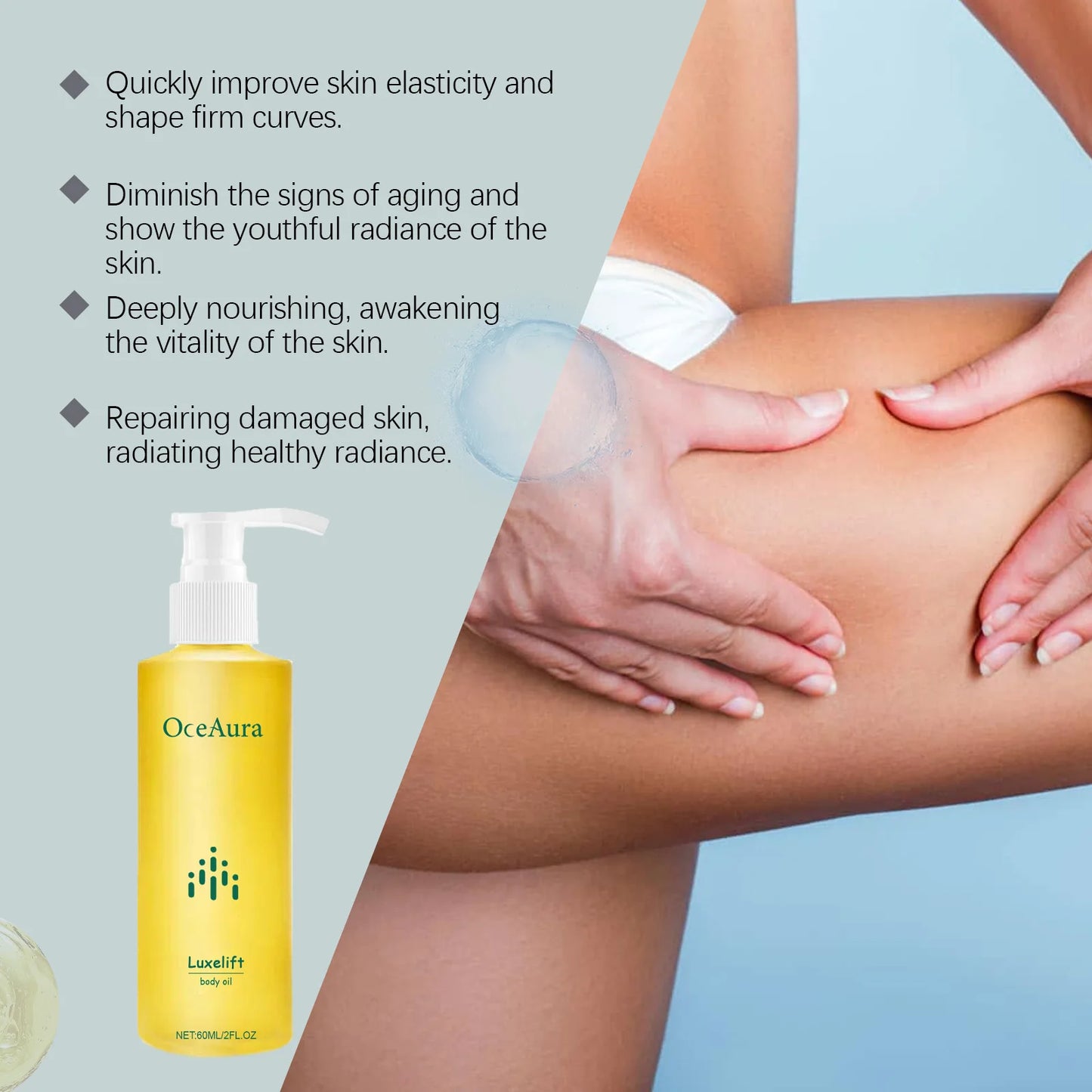 Body Firming Oil – Niacinamide, Hyaluronic Acid & Coffee Extract