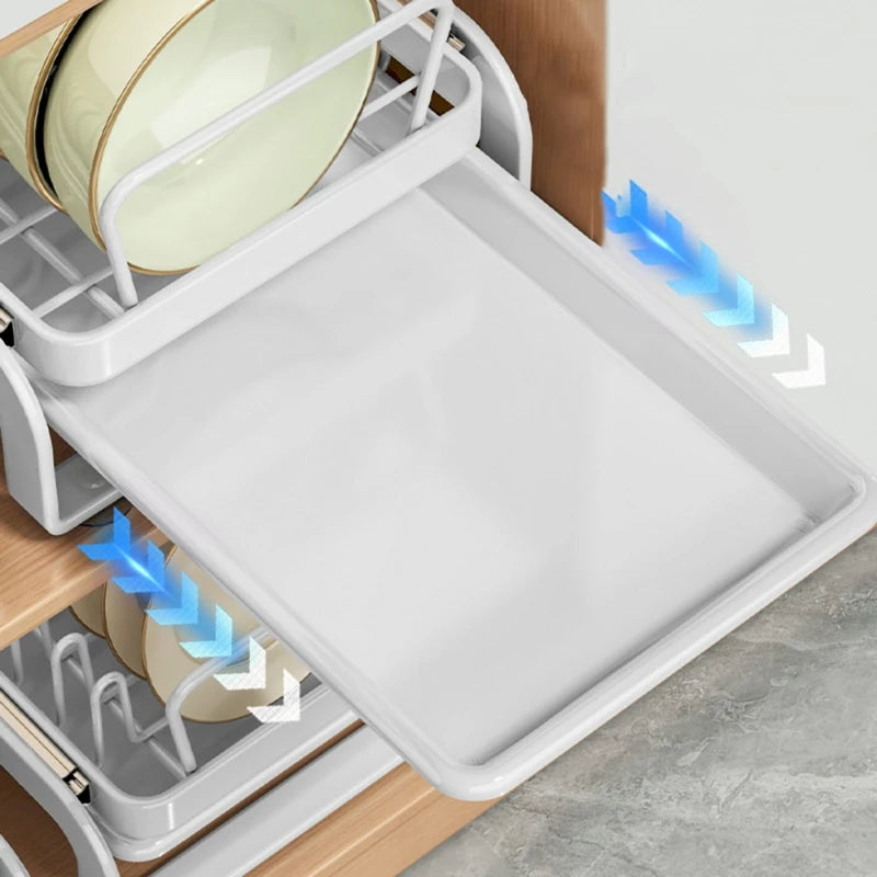 Carbon Steel Dish Drainer Rack | Kitchen Countertop Organizer