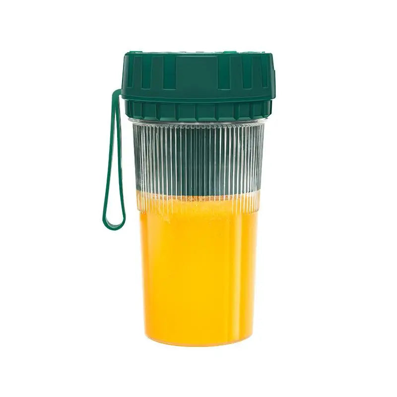 Household Mini Juicer Fruit Milkshake Blender Wireless Juicer Portable Electric Multi-function Powerful Speed Regulation Peaceful Pleasures Health and Wellness Green 10 Blade