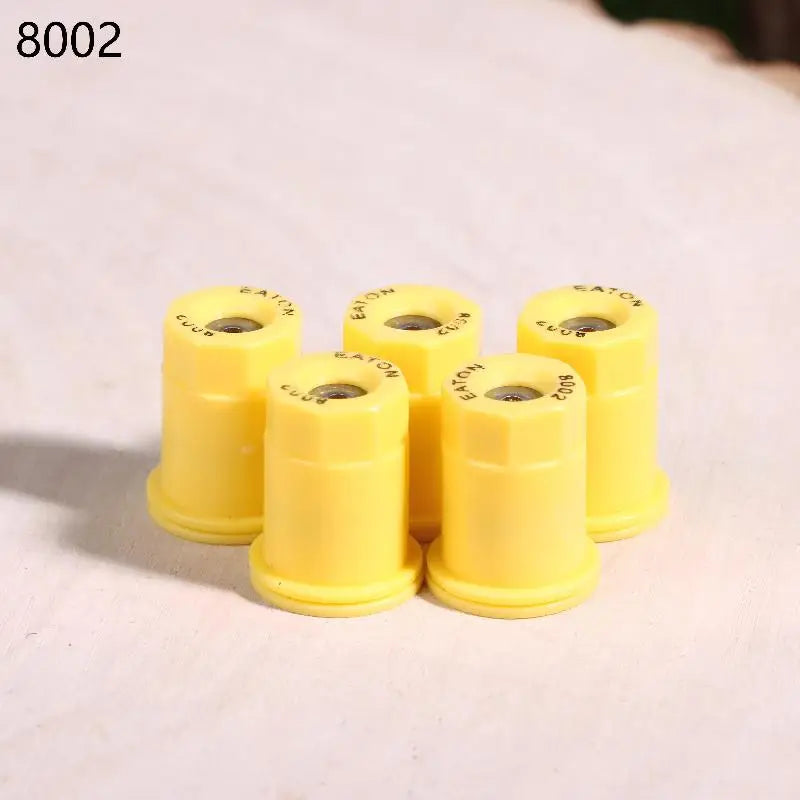 Stainless Steel 5Pcs Round Atomizing Nozzle Mist Spray for Watering System Agricultural Garden Livestock Cooling Peaceful Pleasures Health and Wellness 5pcs Yellow