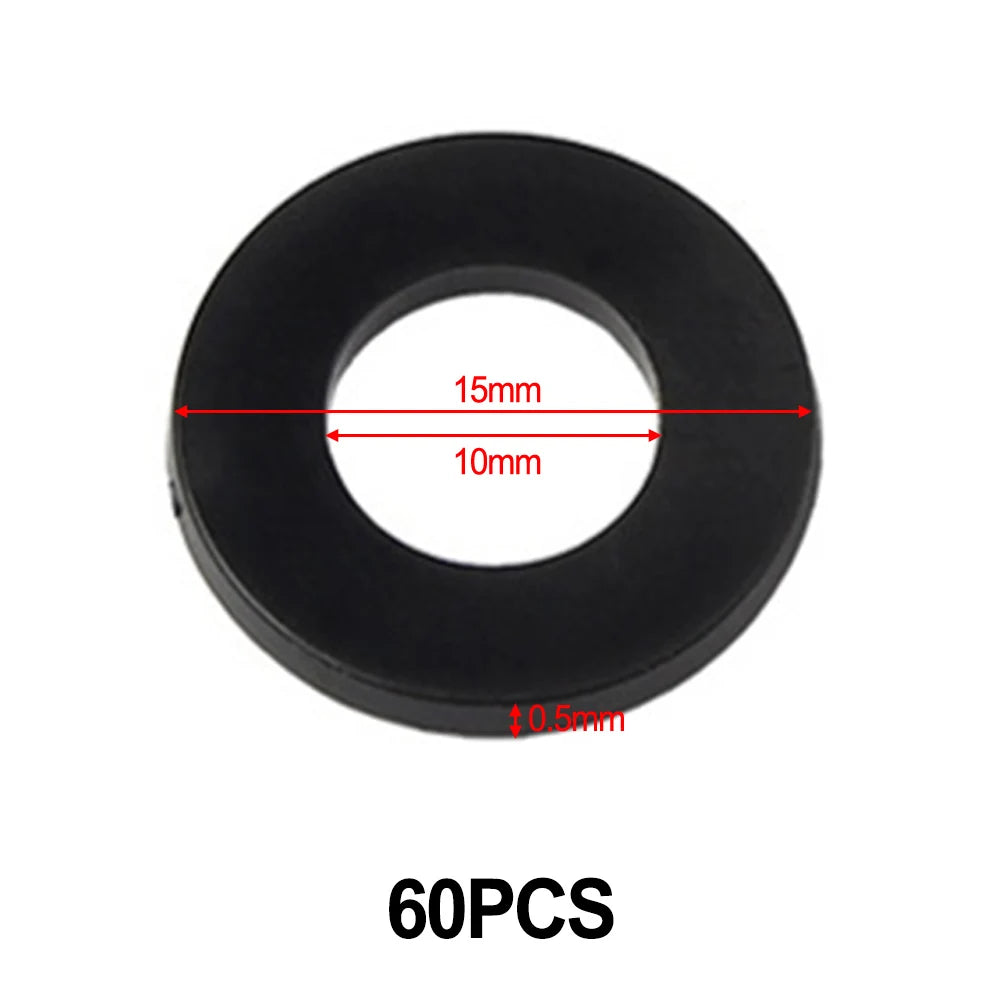 Fitting Rings Washer White Plastic Door Hinge 0 5- Replace Flat Wear