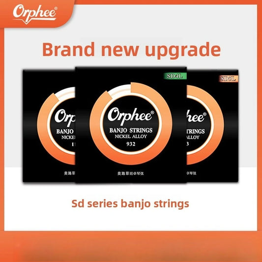 Orphee 4 5 6 Strings Banjo Nickel Alloy Wound Hexagonal Steel Core Peaceful Pleasures Health and Wellness SD6L