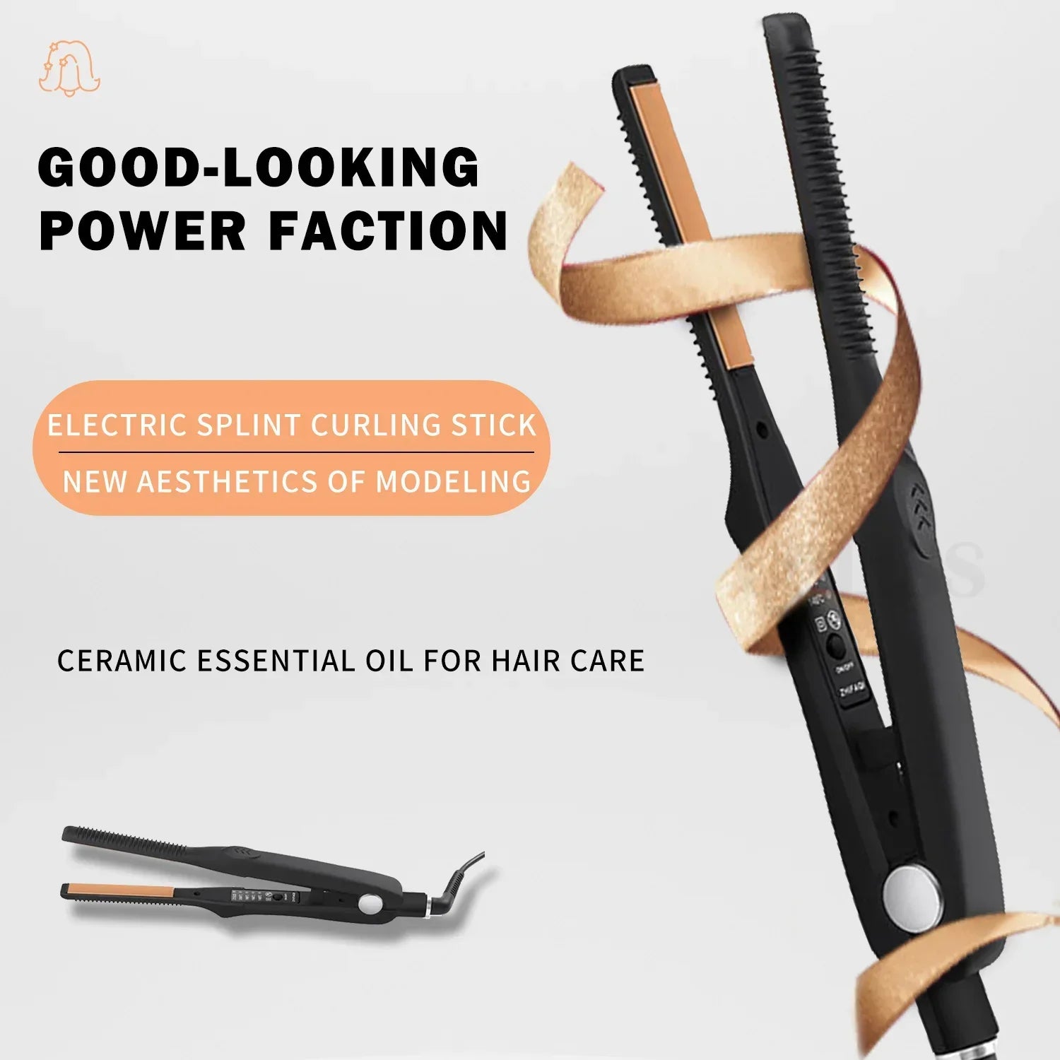 Short Hair Narrow Flat Iron 2 in 1 Hair Straightener And Curler Portable Tourmaline Ceramic Straightening Flat Iron Styling Tool Peaceful Pleasures Health and Wellness