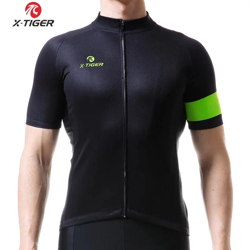 X-TIGER Men's MTB Cycling Jersey | Breathable Quick-Dry Bike Shirt