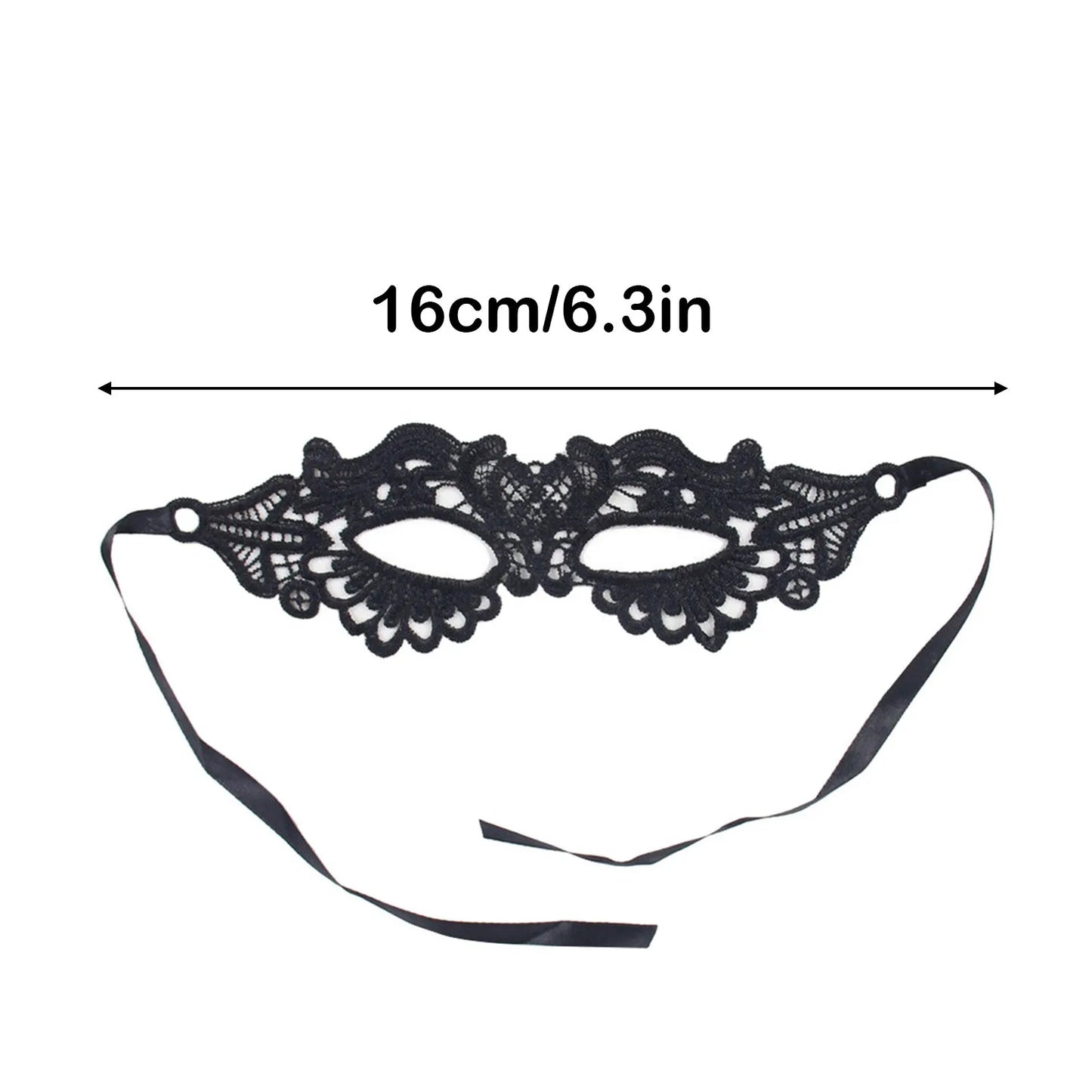Black Queen Lace Masquerade Mask – Women's Carnival & Wedding