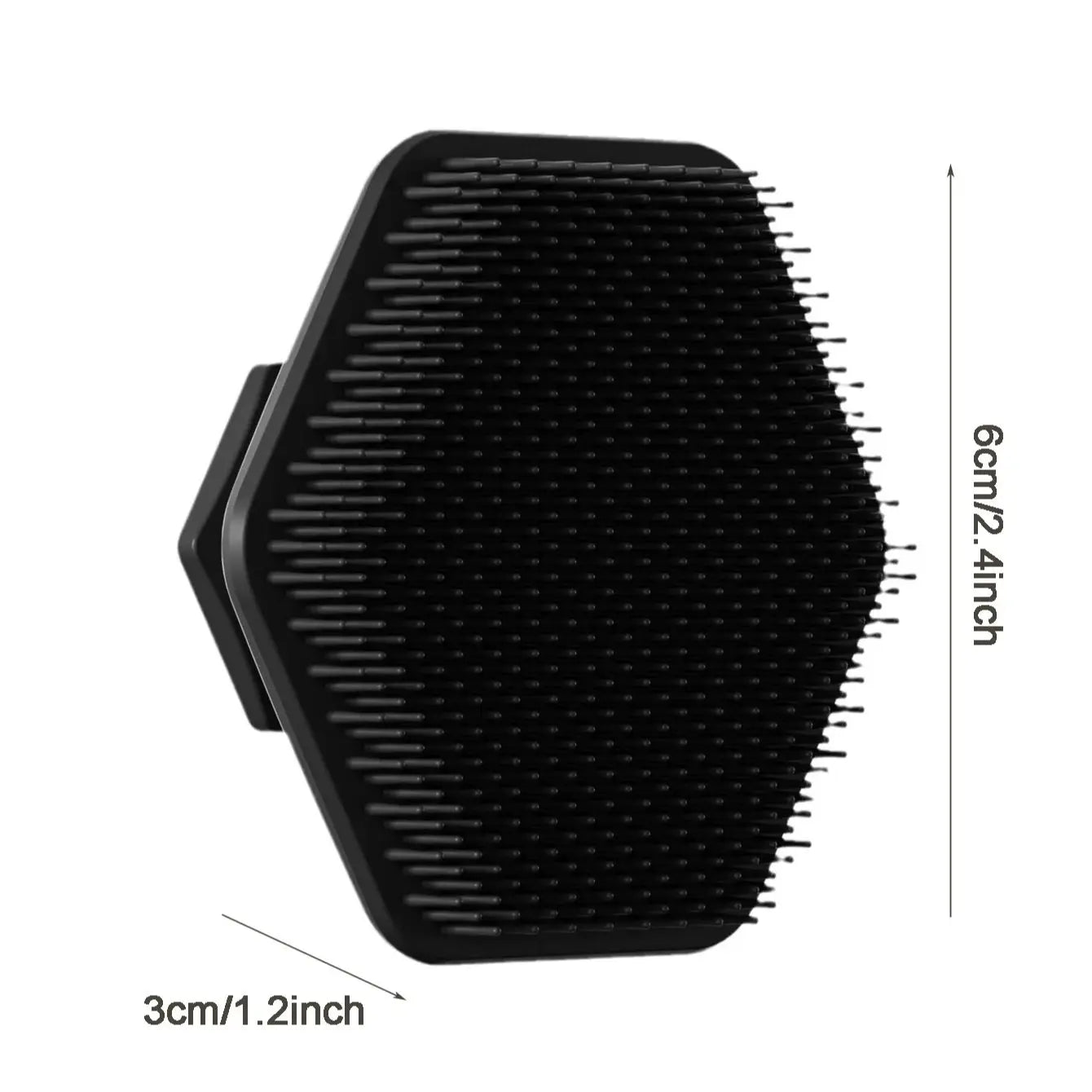 Silicone Exfoliating Face & Body Scrub Brush – No-Slip Handle