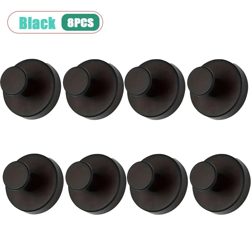 Stainless Steel Suction Cup Hooks | Waterproof Punch-Free Bathroom