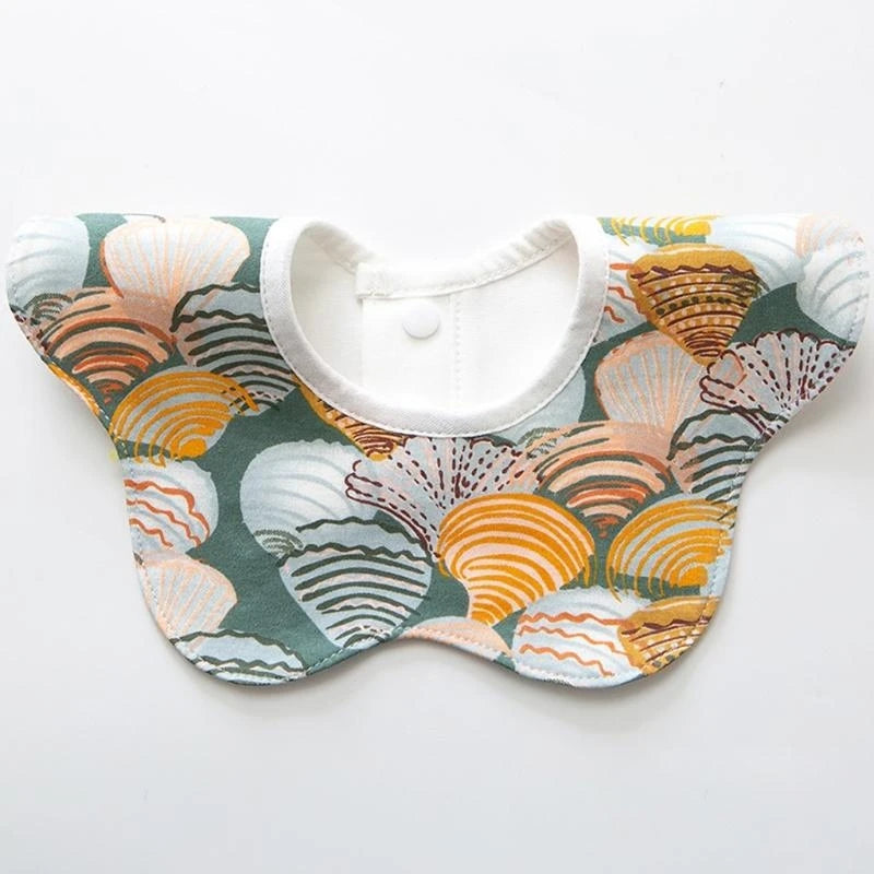 Baby Cotton Bandana Drool Bib | 360° Waterproof Toddler Scarf
