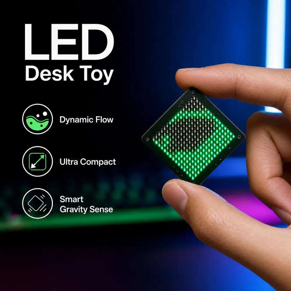 LED Fluid Simulation Lamp | Gravity Sensor Desk Toy Light