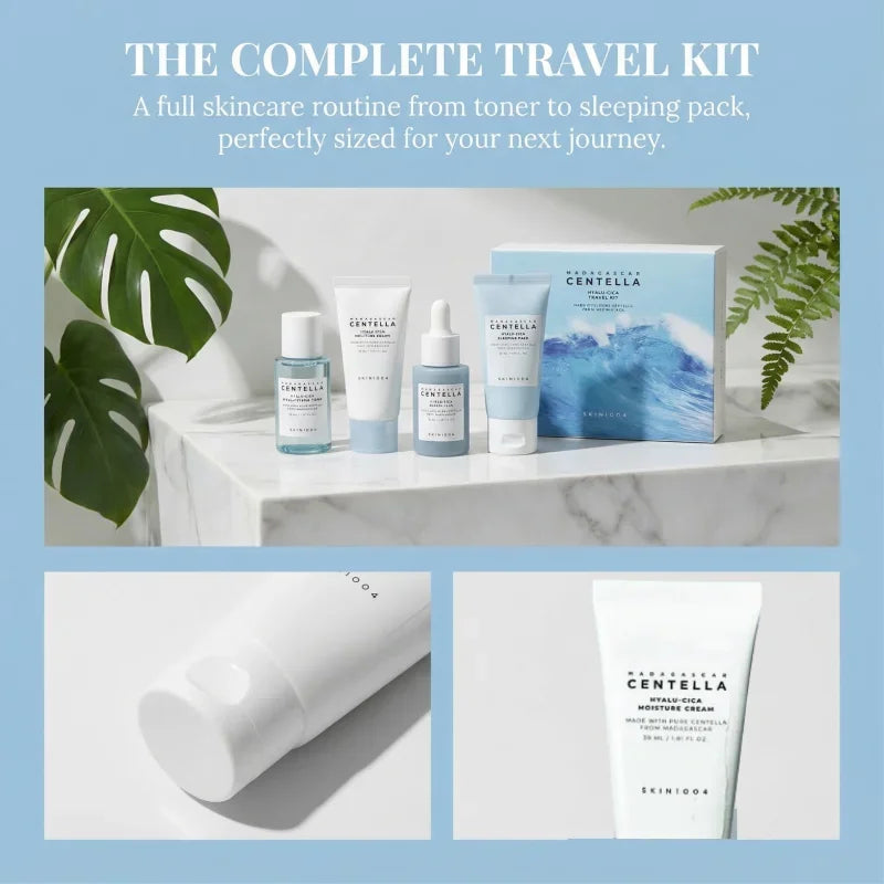 SKIN1004 Centella HyaluCica Travel Kit – 4-Piece Mini Set Peaceful Pleasures Health and Wellness