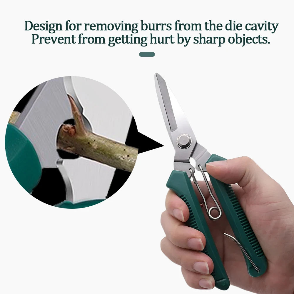 190mm Bonsai Pruning Scissors | Stainless Steel Garden Cutter