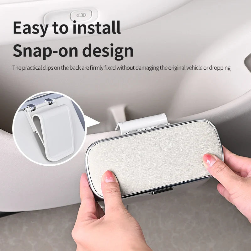 Car Trash Can with Lid – Hanging Auto Interior Waste Bin