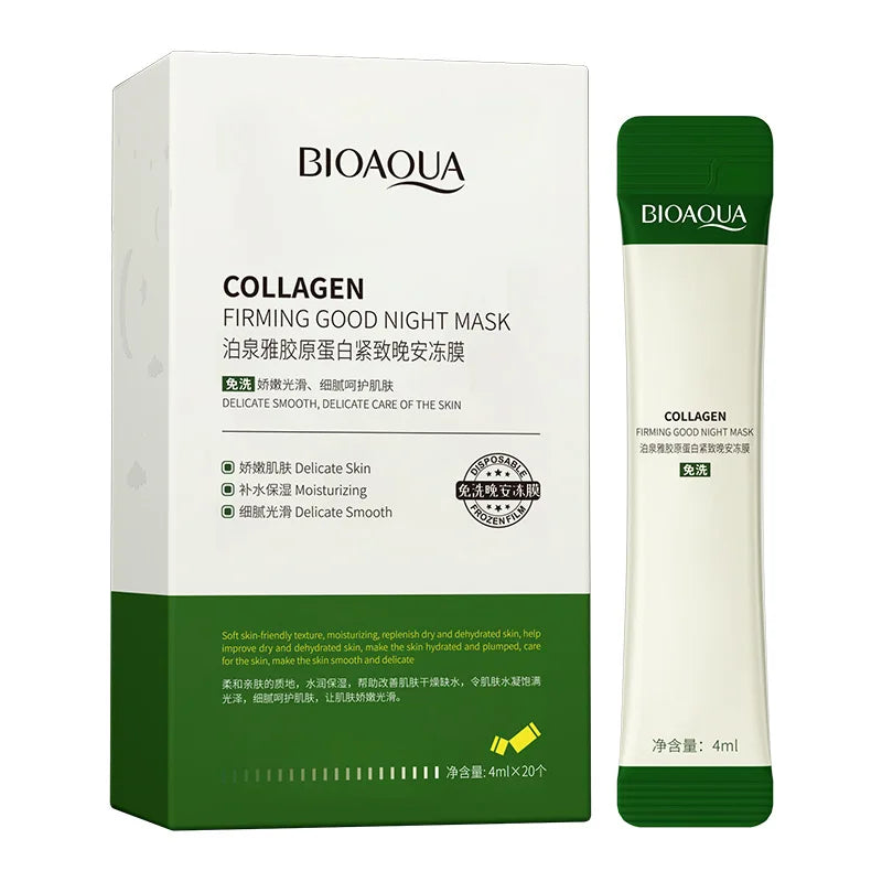 Bioaqua Collagen Sleeping Face Mask – Moisturizing & Firming