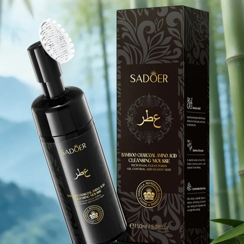 SADOER Bamboo Charcoal Amino Acid Cleansing Mousse 150ml