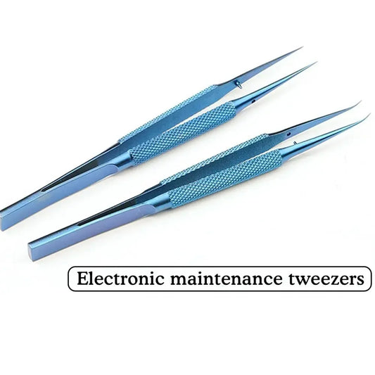 Titanium Precision Tweezers – Antimagnetic PCB Phone Repair Tool