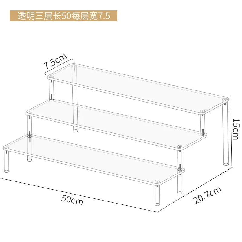 Clear Acrylic Display Stand | Perfume, Cupcake & Figurine Riser