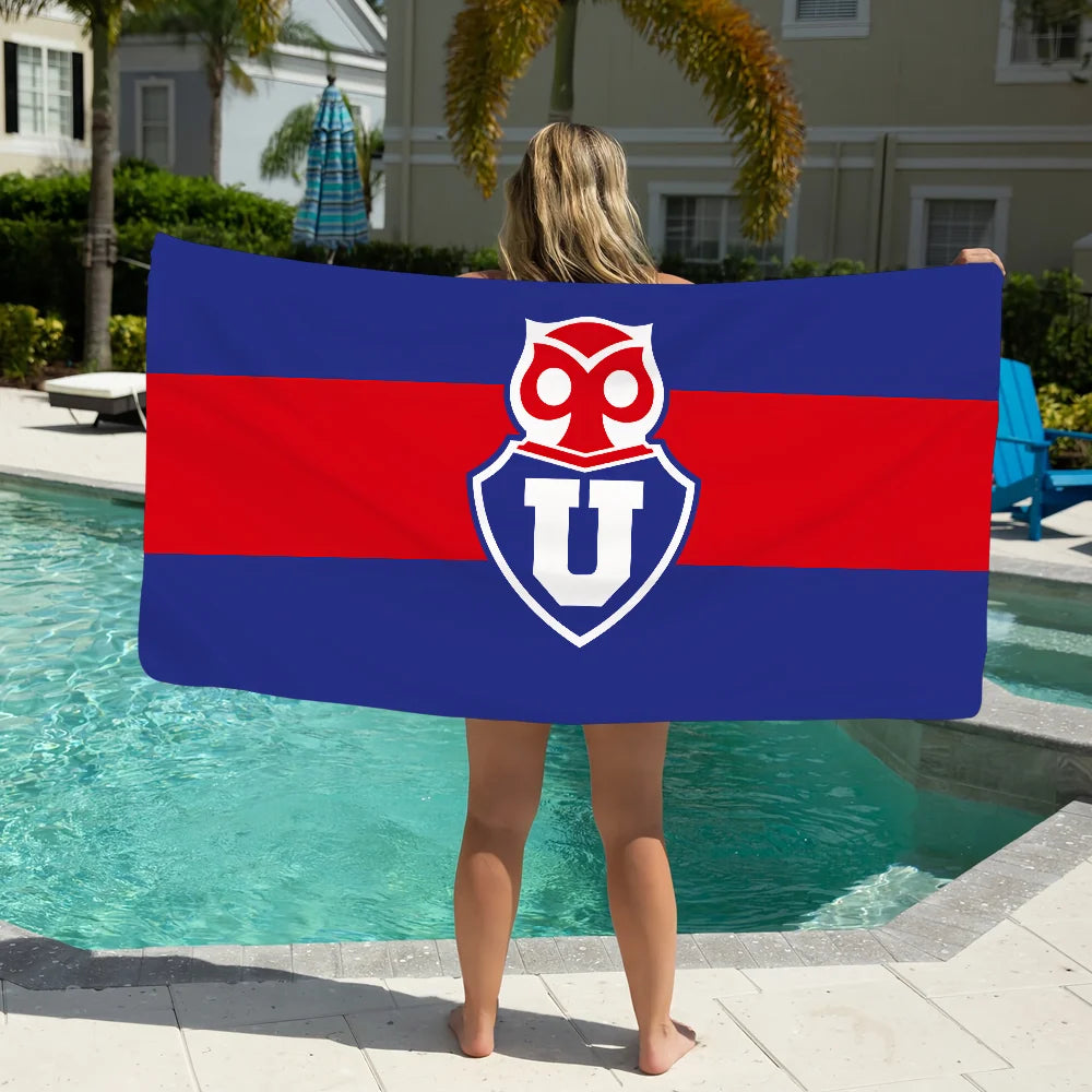 Chile University Football Quick-Dry Sports Beach Towel Sports Beach Towel Peaceful Pleasures Health and Wellness