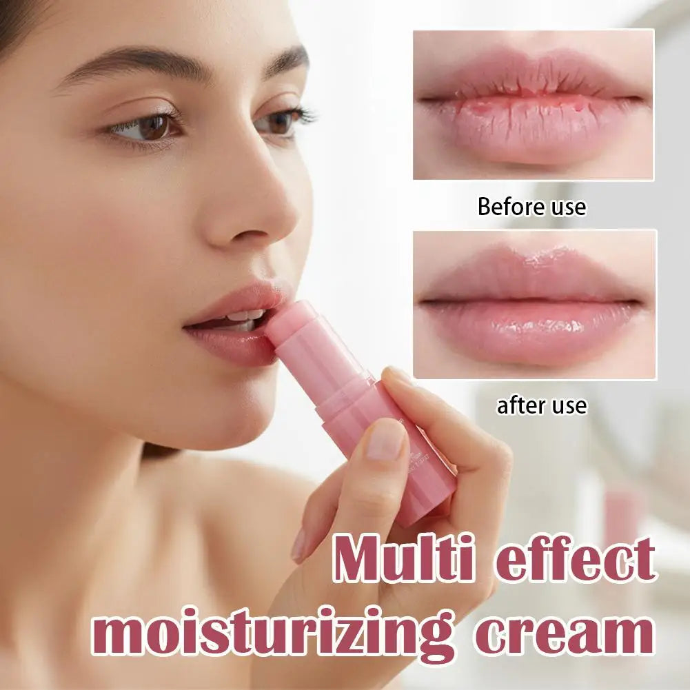 Pink Collagen Multi Balm Stick Deep Hydration Moisturizing Wrinkle Bounce Lifting Anti-Wrinkle Facial Cream Korean Beauty Care Peaceful Pleasures Health and Wellness