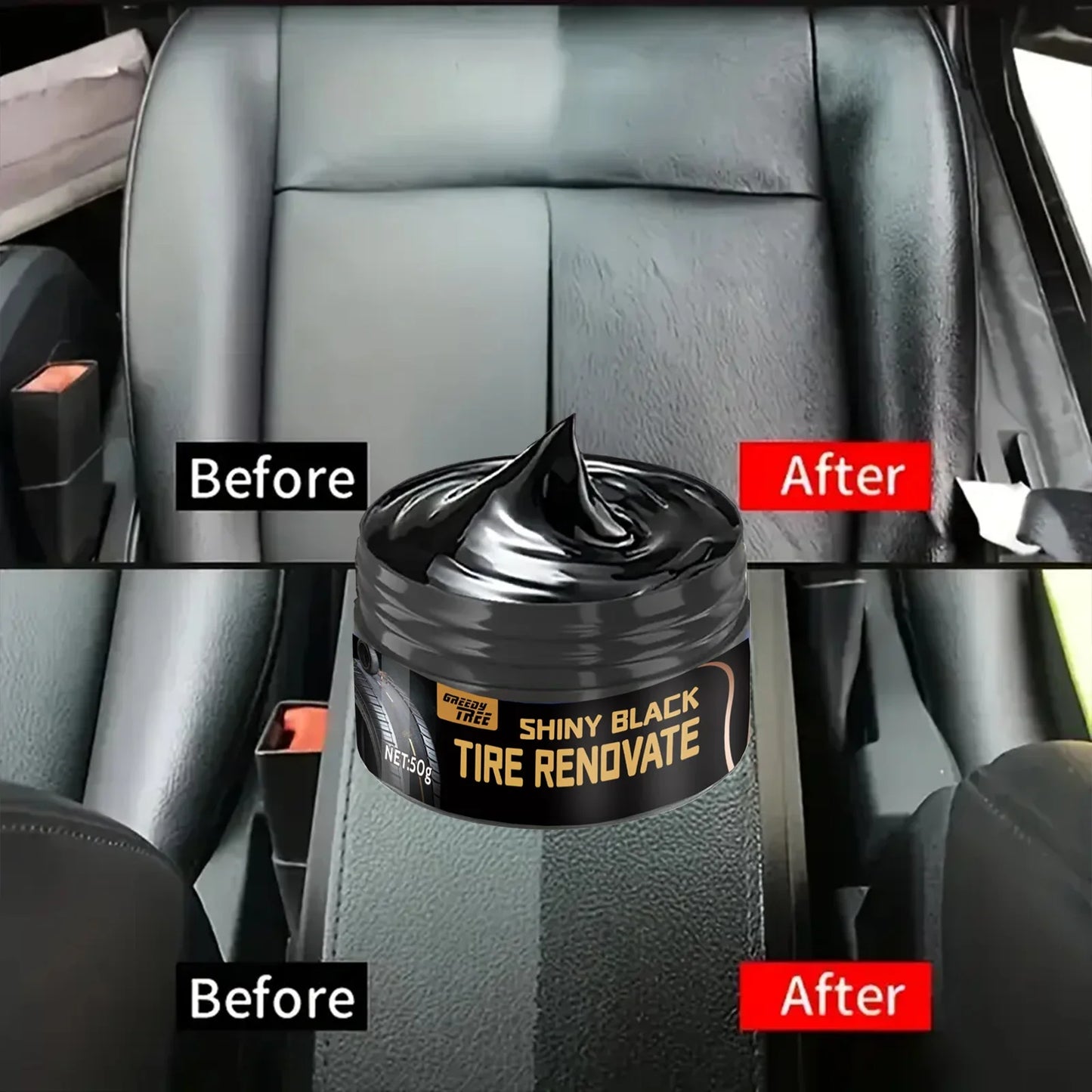 ABS Resin Plastic Coating Paste – Black Shine & 2-Year Protection