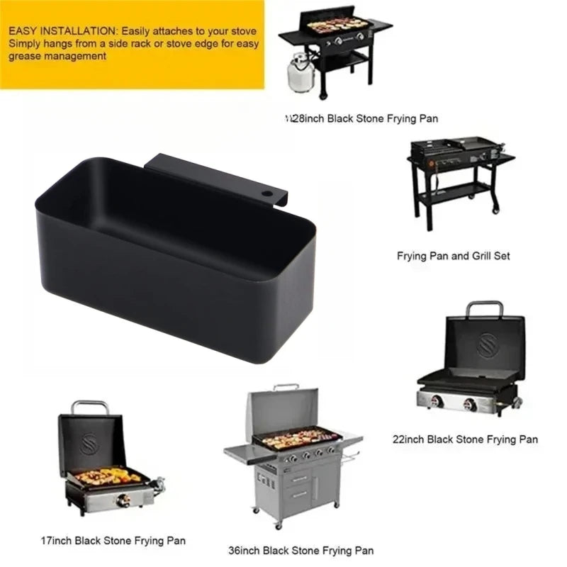 Grease Cup Drip Catcher Pan Blackstone Stove Griddles Replacement