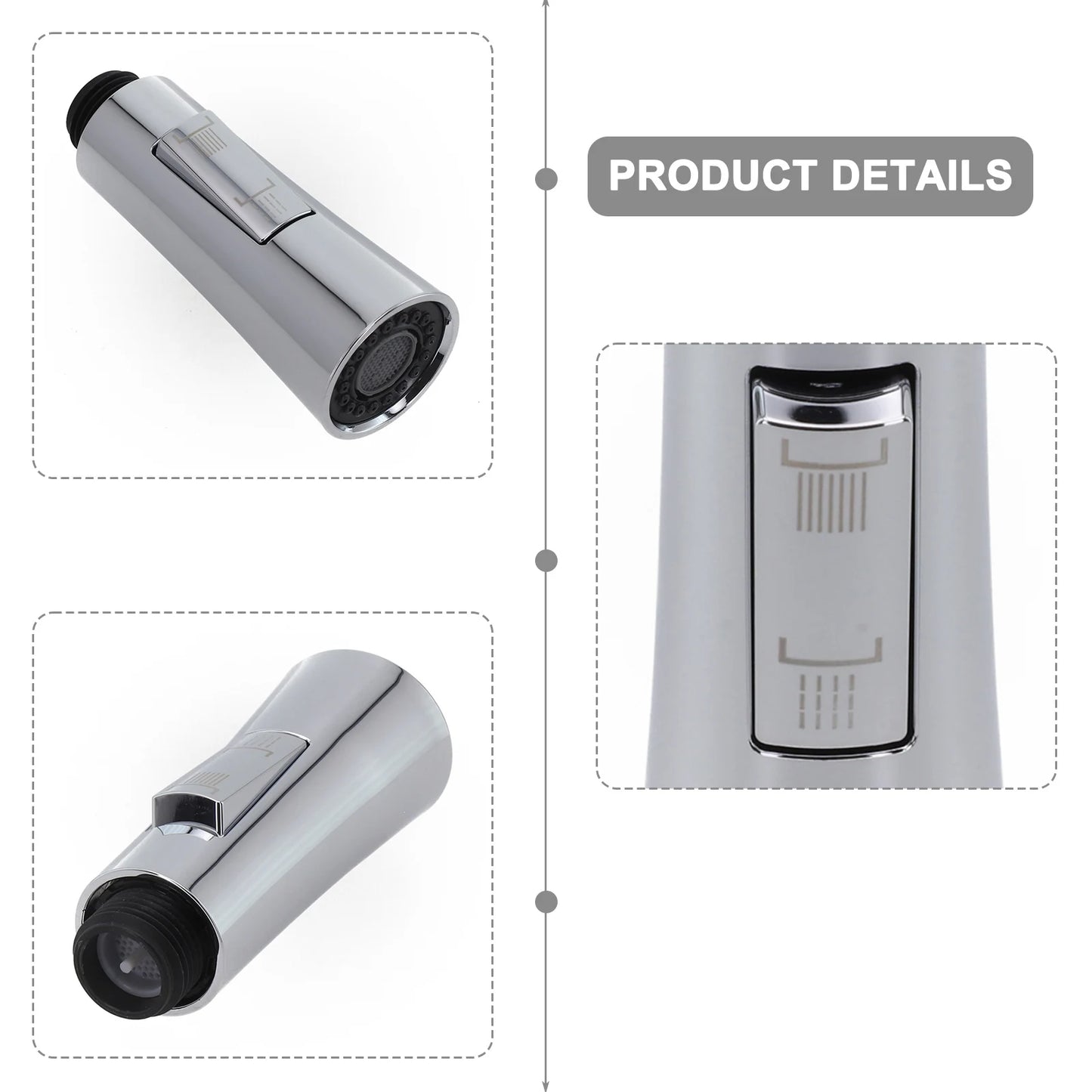 Faucet Shower Head Kitchen Tap Pull Out Water Spray Sprinkler Mixer