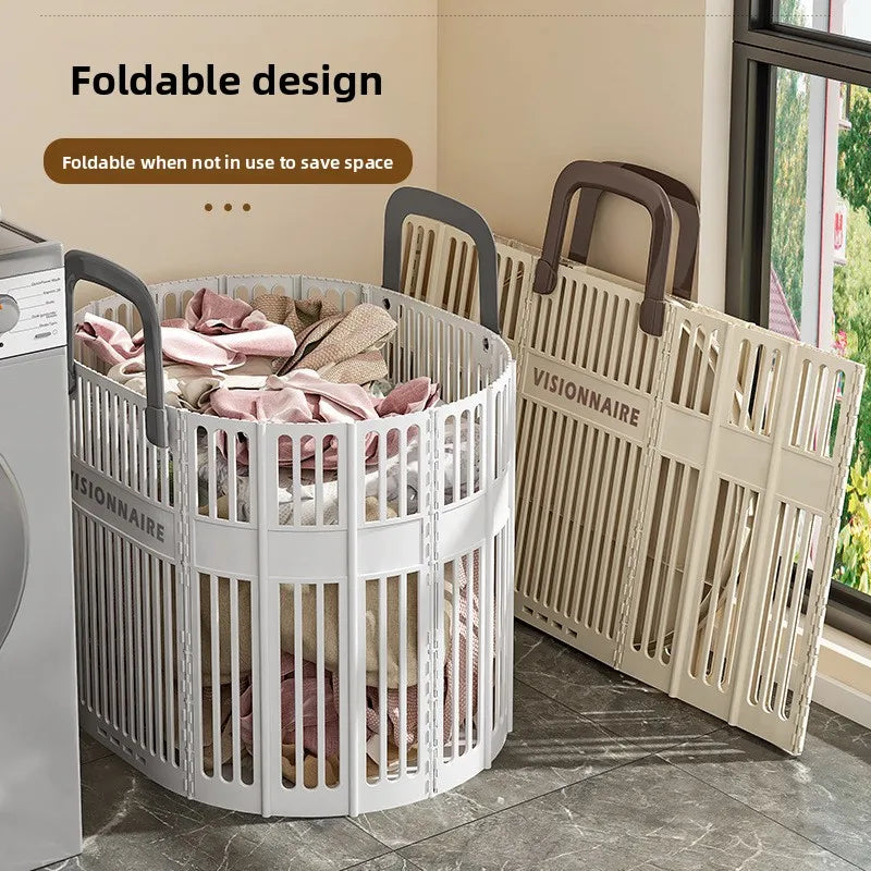 Extra Large Foldable Laundry Hamper – Collapsible Clothes Basket