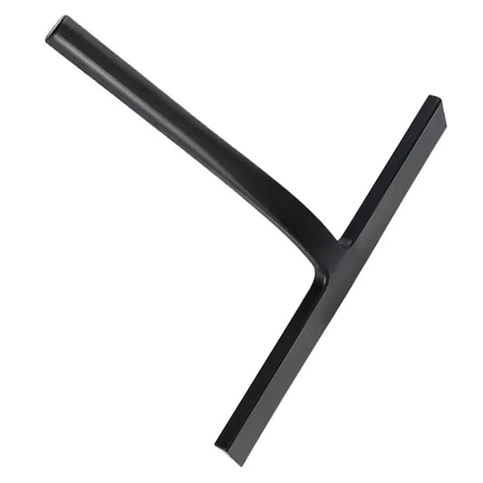 A36T-Hook-Free Black Squeegee For Glass For Bathroom Shower Doors Mirrors Tiles Car Windows Streak Free Cleaning Peaceful Pleasures Health and Wellness Black