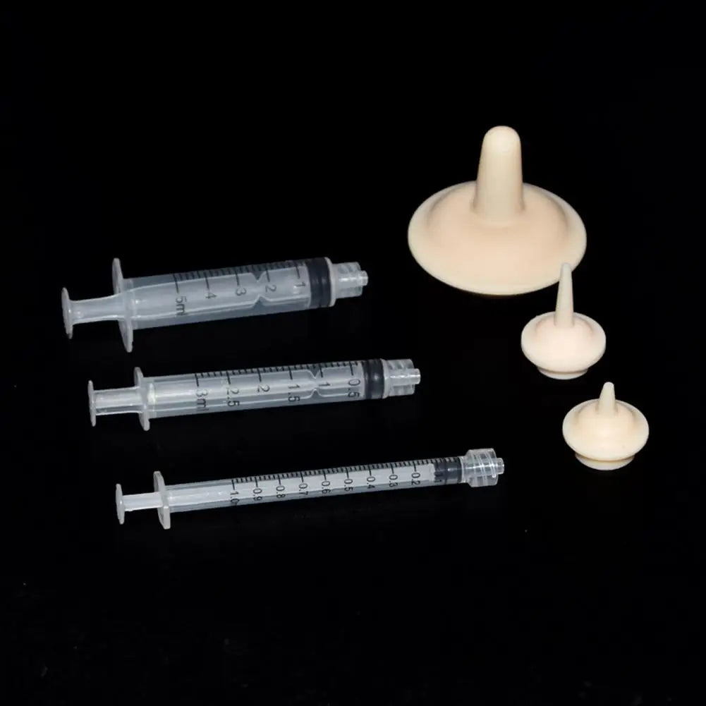 Food Grade Soft Silicone Dogs Cats Feeding Device Detachable Needle Tube Newborn Pets Pacifier Syringe Set Pets Feeder Supplies Peaceful Pleasures Health and Wellness