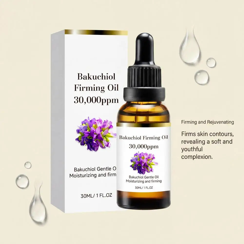 30ml Bakuchiol Pure Concentrated Plant Face Oil Firming Lifting Anti Aging Moisturizing Hydrating Smoothing Nourishing Oil Peaceful Pleasures Health and Wellness