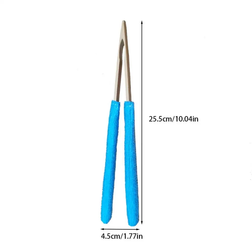 Leaf Cleaning Tongs | Reusable Plant Leaf Brush Garden Tool Garden Cleaning Tool Peaceful Pleasures Health and Wellness Blue 5PC China Mainland