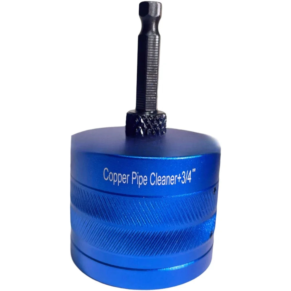 Copper Pipe Cleaning Brush Set – Drill-Powered 1/2, 3/4 & 1 In
